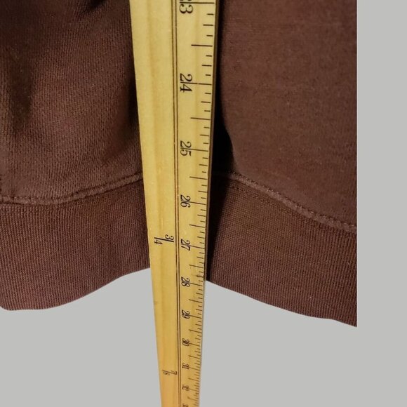 Paul Frank Vtg  Zip-Up Hoodie Fleece Lined With  Embroidery Brown Xlarge - Picture 12 of 13